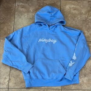 Playboy Light Blue Fleece Jacket